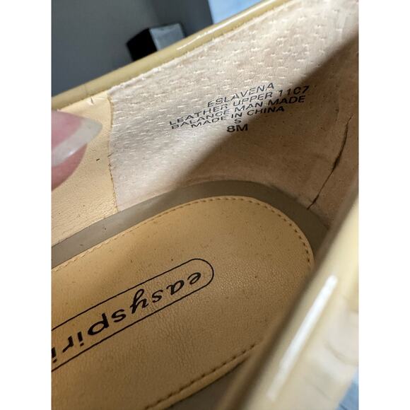 Easy Spirit Beige Open Toe Wedges Size 8 - Picture 6 of 8